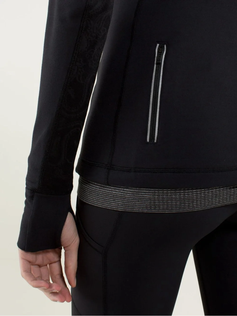 Lululemon Star Runner Long-Sleeve Black Half-Zip Athletic Top